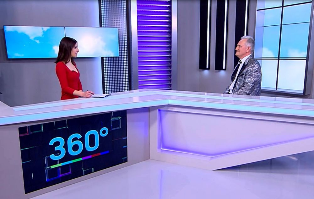 Вячеслав Кузьминский в программе «Интервью 360» (телеканал 360)