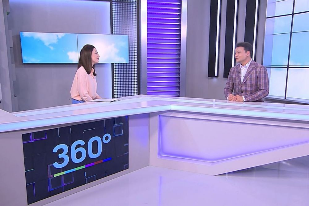 Александр Олешко в программе «Интервью 360» (телеканал 360)