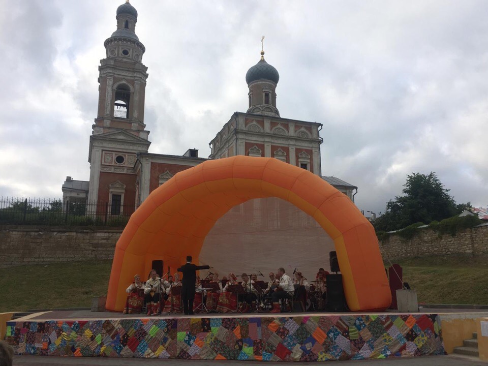 Оркестр «Русские узоры» на фестивале «Серпец – наш хлебец!»