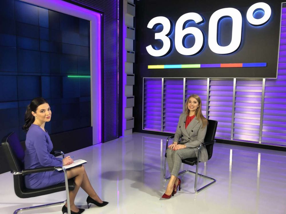 Алина Яровая в программе «Интервью 360» (телеканал «360 Новости»)
