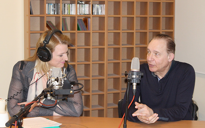 Maxim Dunayevsky on air of Nashe Podmoskovye radio