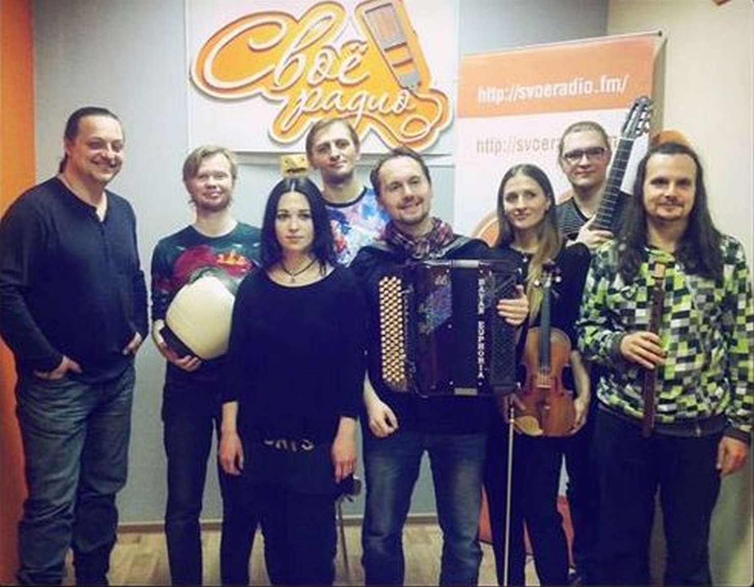 Айдар Гайнуллин и группа «Эйфория» в программе «Живые» («Своё Радио»)