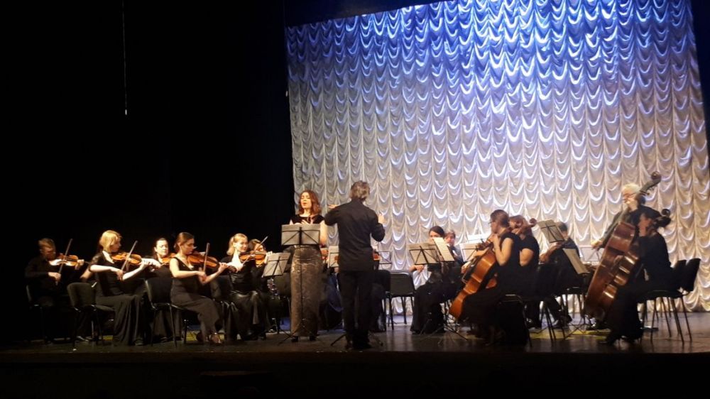 Алина Яровая выступила с оркестром «Инструментальная капелла» в Ногинске